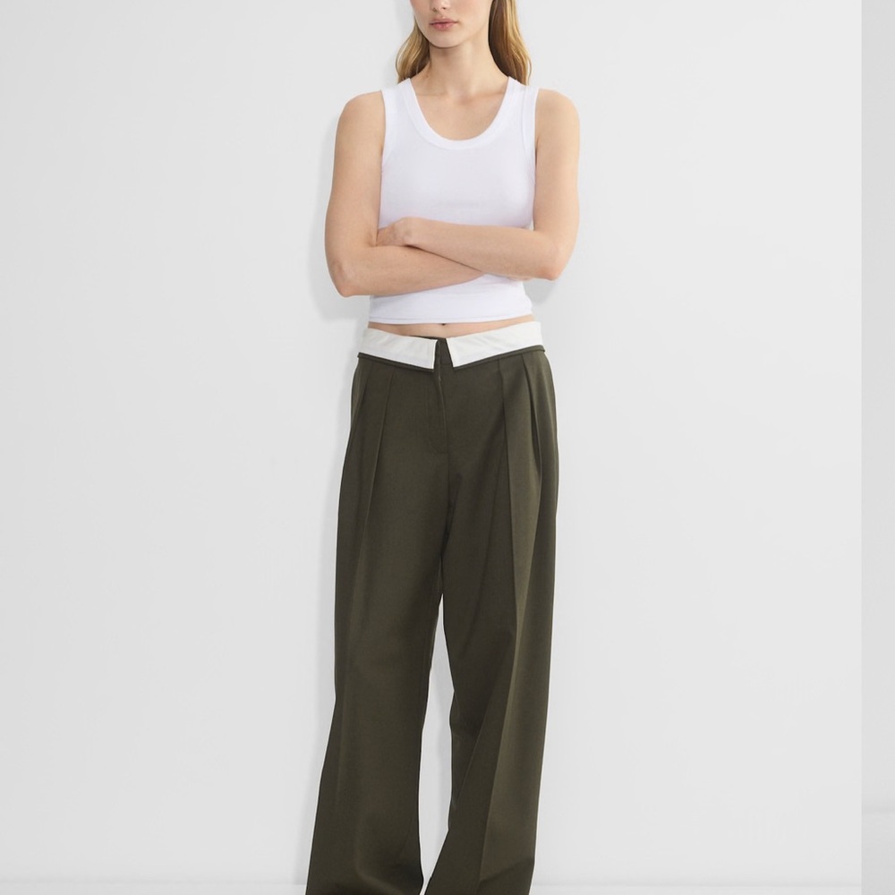 NWT Aritzia Babaton Bureau Pant City Wool